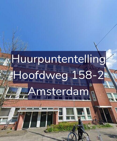Foto gevel Huurpuntentelling voor Hoofdweg 158-2, Amsterdam