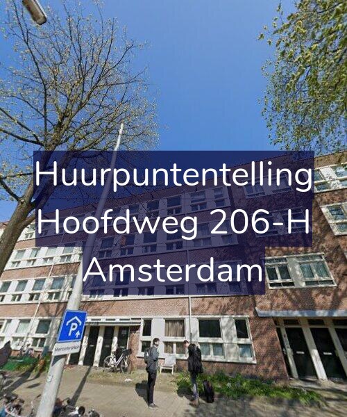 Foto gevel Huurpuntentelling voor Hoofdweg 206-H, Amsterdam