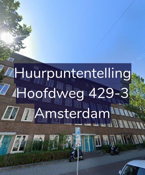 Foto gevel Huurpuntentelling voor Hoofdweg 429-3, Amsterdam