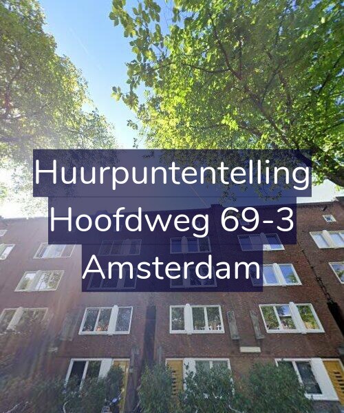 Foto gevel Huurpuntentelling voor Hoofdweg 69-3, Amsterdam