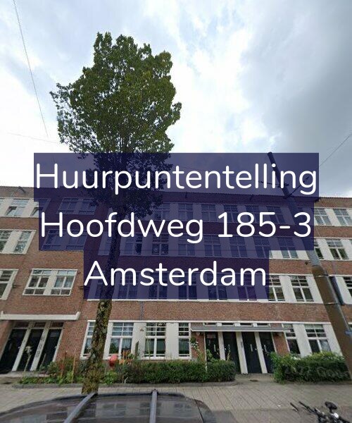 Foto gevel Huurpuntentelling voor Hoofdweg 185-3, Amsterdam