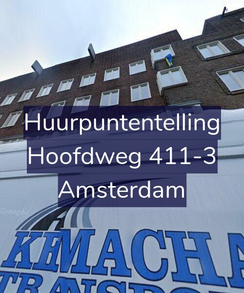 Foto gevel Huurpuntentelling voor Hoofdweg 411-3, Amsterdam