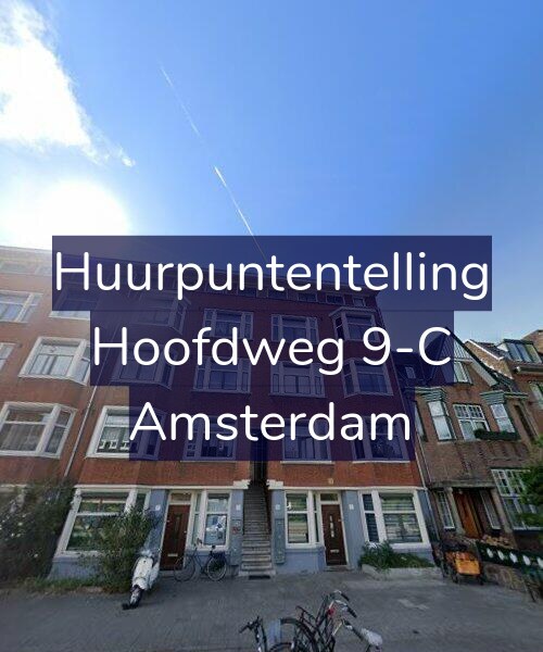 Foto gevel Huurpuntentelling voor Hoofdweg 9-C, Amsterdam