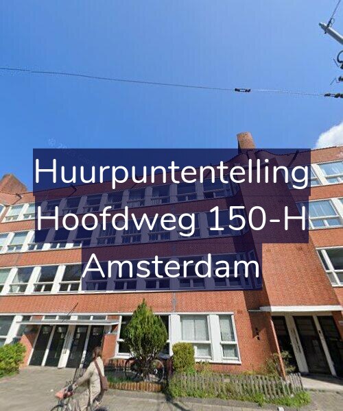 Foto gevel Huurpuntentelling voor Hoofdweg 150-H, Amsterdam