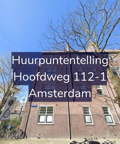 Foto gevel Huurpuntentelling voor Hoofdweg 112-1, Amsterdam