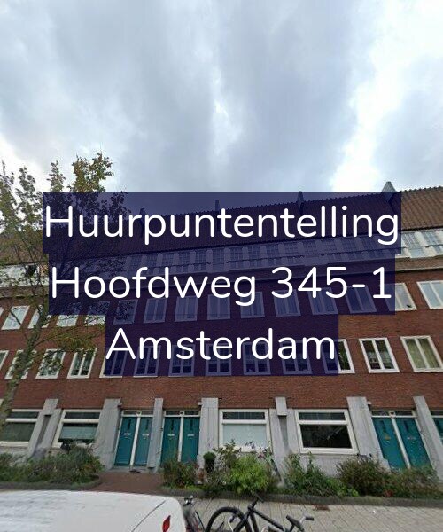 Foto gevel Huurpuntentelling voor Hoofdweg 345-1, Amsterdam