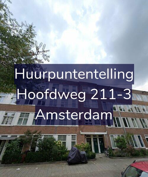 Foto gevel Huurpuntentelling voor Hoofdweg 211-3, Amsterdam