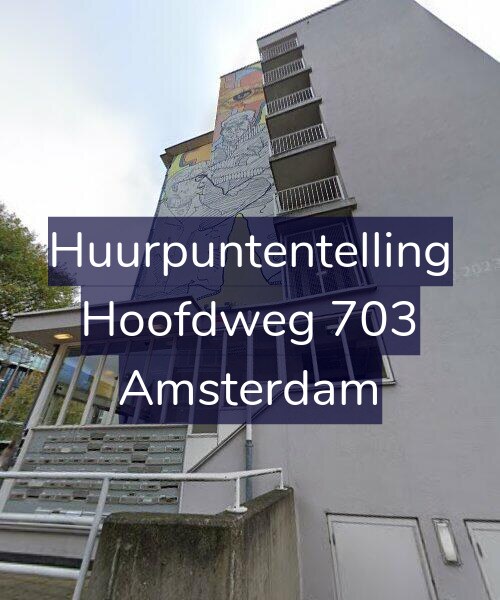 Foto gevel Huurpuntentelling voor Hoofdweg 703, Amsterdam