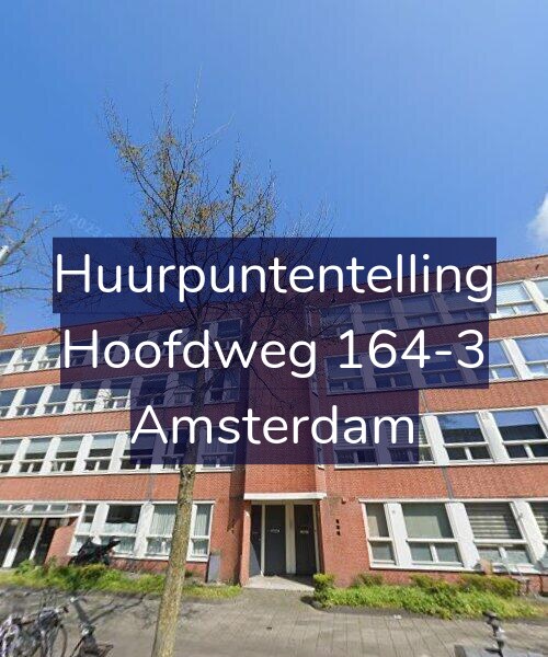 Foto gevel Huurpuntentelling voor Hoofdweg 164-3, Amsterdam