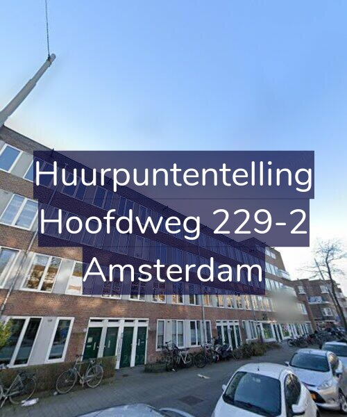 Foto gevel Huurpuntentelling voor Hoofdweg 229-2, Amsterdam