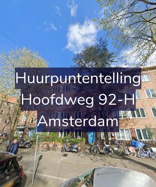 Foto gevel Huurpuntentelling voor Hoofdweg 92-H, Amsterdam