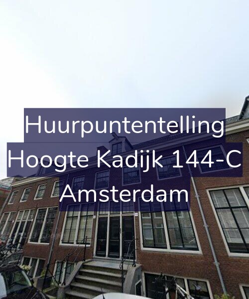 Foto gevel Huurpuntentelling voor Hoogte Kadijk 144-C, Amsterdam
