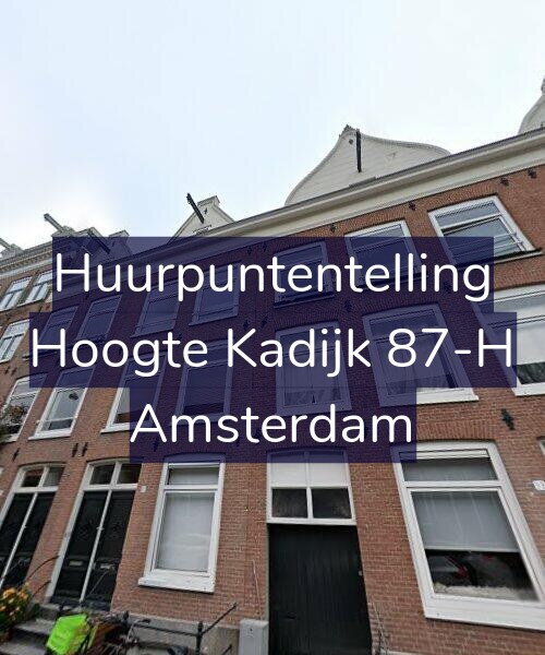 Foto gevel Huurpuntentelling voor Hoogte Kadijk 87-H, Amsterdam