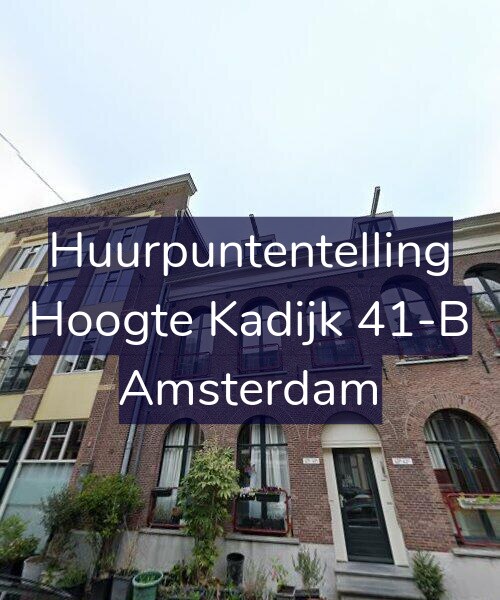 Foto gevel Huurpuntentelling voor Hoogte Kadijk 41-B, Amsterdam