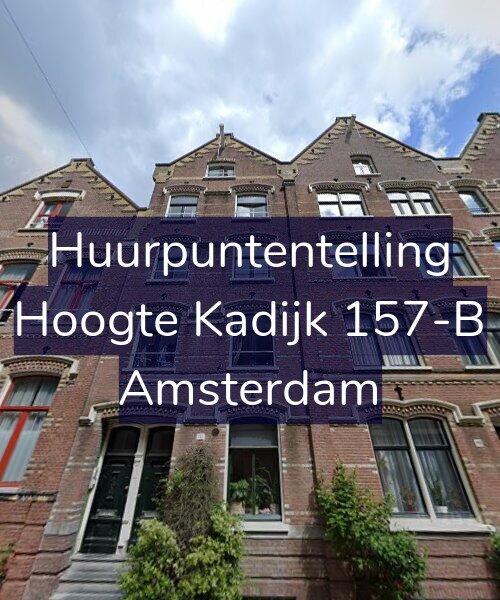 Foto gevel Huurpuntentelling voor Hoogte Kadijk 157-B, Amsterdam