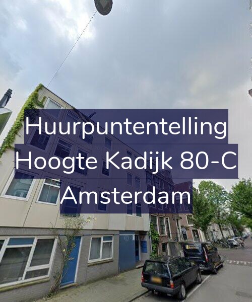 Foto gevel Huurpuntentelling voor Hoogte Kadijk 80-C, Amsterdam