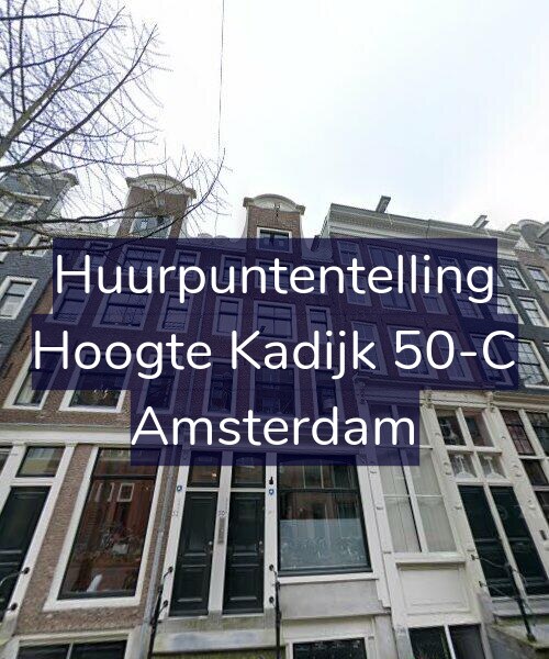 Foto gevel Huurpuntentelling voor Hoogte Kadijk 50-C, Amsterdam