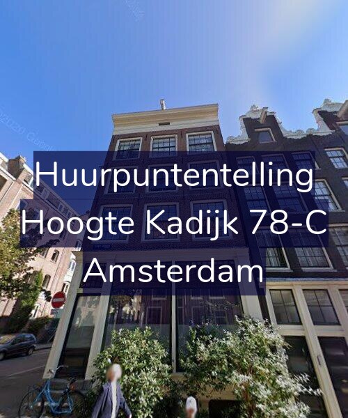 Foto gevel Huurpuntentelling voor Hoogte Kadijk 78-C, Amsterdam