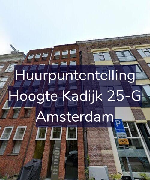 Foto gevel Huurpuntentelling voor Hoogte Kadijk 25-G, Amsterdam