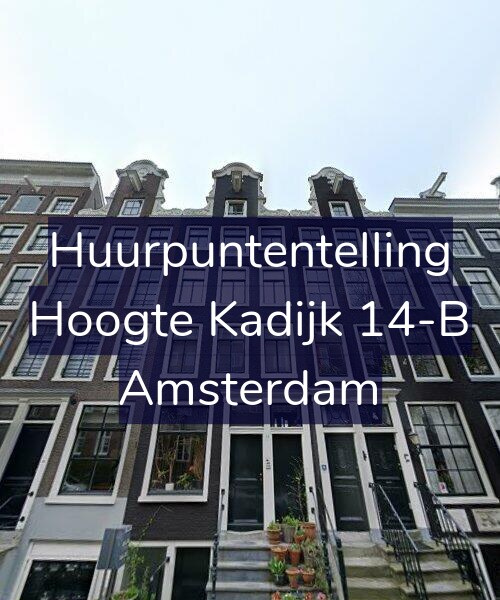 Foto gevel Huurpuntentelling voor Hoogte Kadijk 14-B, Amsterdam