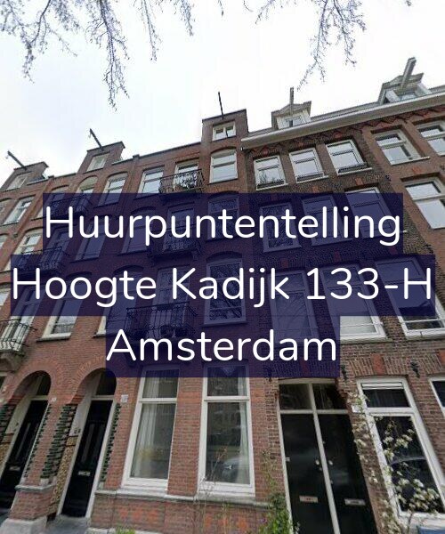 Foto gevel Huurpuntentelling voor Hoogte Kadijk 133-H, Amsterdam