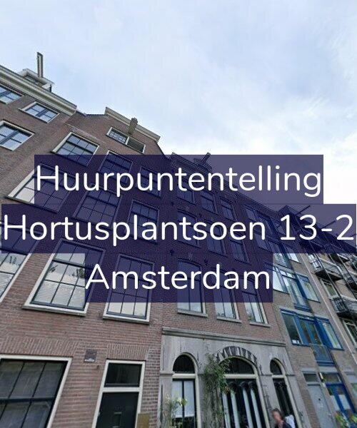 Foto gevel Huurpuntentelling voor Hortusplantsoen 13-2, Amsterdam
