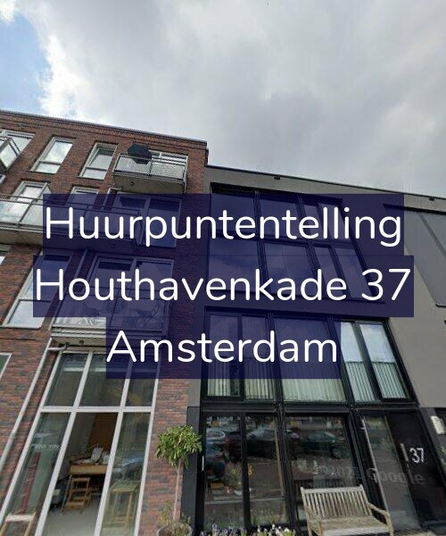 Foto gevel Huurpuntentelling voor Houthavenkade 37, Amsterdam