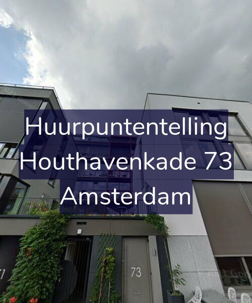 Foto gevel Huurpuntentelling voor Houthavenkade 73, Amsterdam