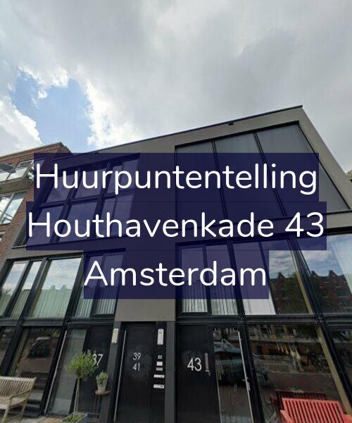 Foto gevel Huurpuntentelling voor Houthavenkade 43, Amsterdam