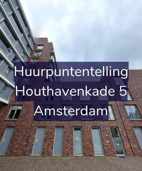Foto gevel Huurpuntentelling voor Houthavenkade 5, Amsterdam