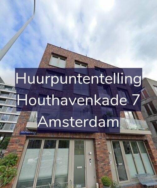 Foto gevel Huurpuntentelling voor Houthavenkade 7, Amsterdam