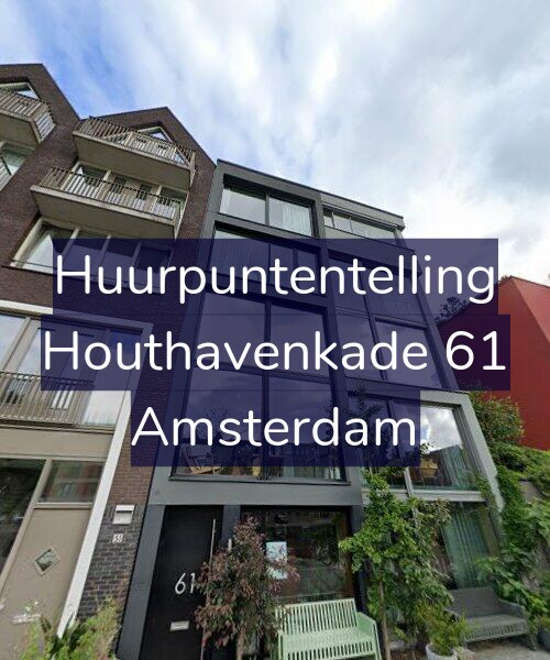 Foto gevel Huurpuntentelling voor Houthavenkade 61, Amsterdam