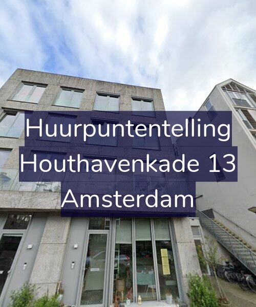 Foto gevel Huurpuntentelling voor Houthavenkade 13, Amsterdam