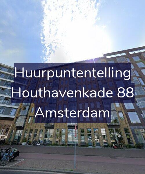 Foto gevel Huurpuntentelling voor Houthavenkade 88, Amsterdam