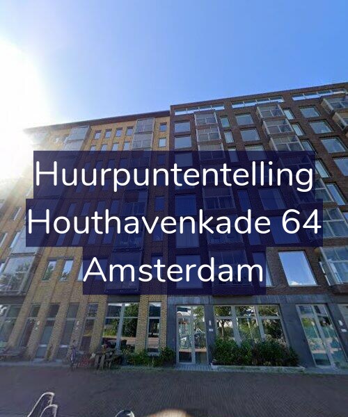 Foto gevel Huurpuntentelling voor Houthavenkade 64, Amsterdam