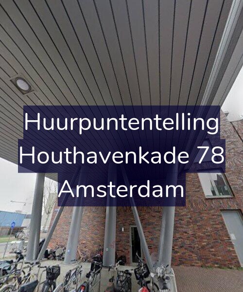 Foto gevel Huurpuntentelling voor Houthavenkade 78, Amsterdam
