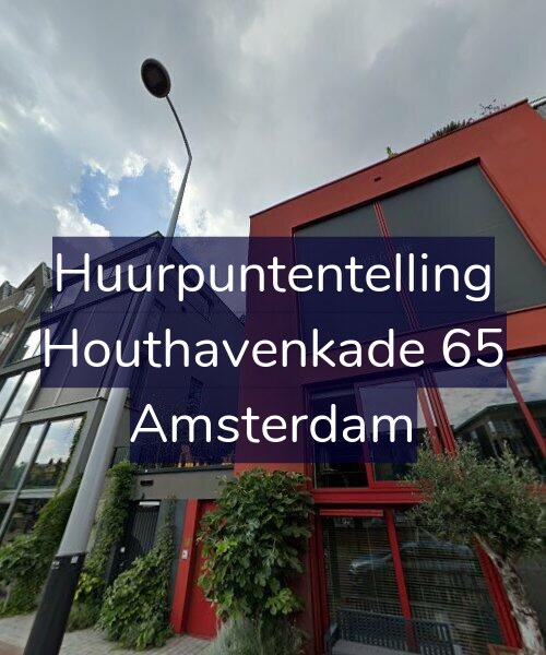Foto gevel Huurpuntentelling voor Houthavenkade 65, Amsterdam