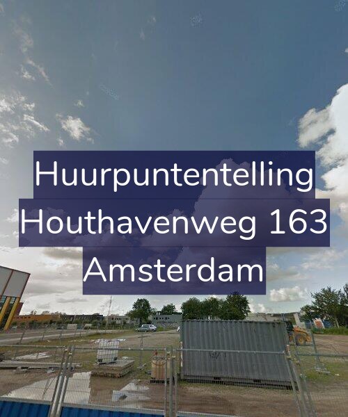Foto gevel Huurpuntentelling voor Houthavenweg 163, Amsterdam