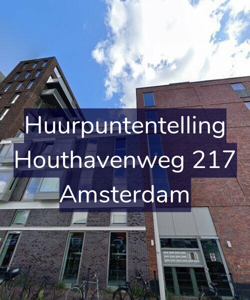 Foto gevel Huurpuntentelling voor Houthavenweg 217, Amsterdam