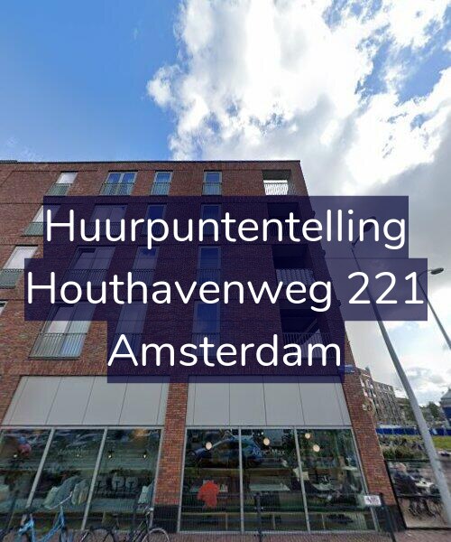 Foto gevel Huurpuntentelling voor Houthavenweg 221, Amsterdam