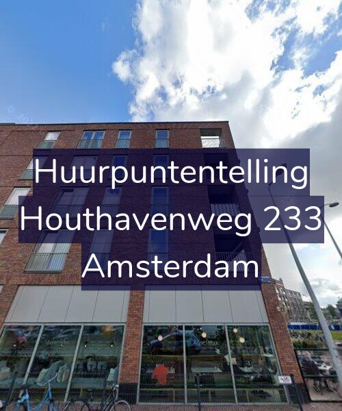 Foto gevel Huurpuntentelling voor Houthavenweg 233, Amsterdam