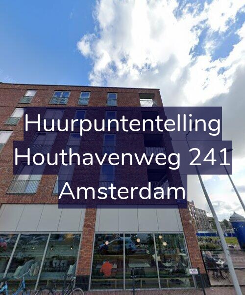Foto gevel Huurpuntentelling voor Houthavenweg 241, Amsterdam