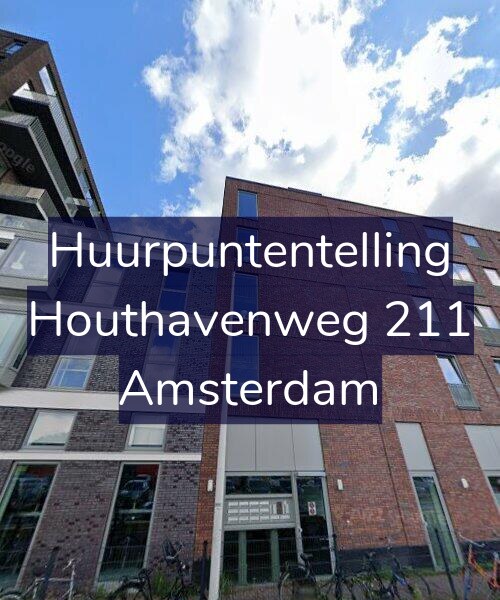 Foto gevel Huurpuntentelling voor Houthavenweg 211, Amsterdam