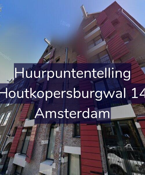 Foto gevel Huurpuntentelling voor Houtkopersburgwal 14, Amsterdam