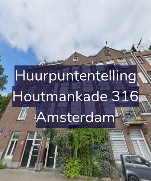 Foto gevel Huurpuntentelling voor Houtmankade 316, Amsterdam