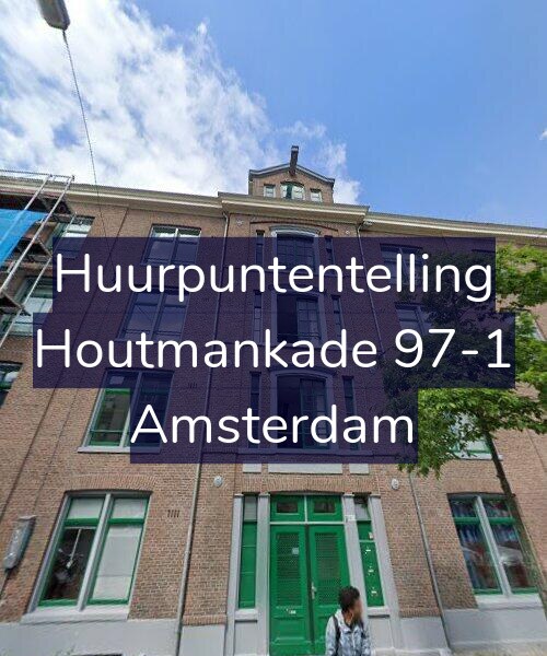 Foto gevel Huurpuntentelling voor Houtmankade 97-1, Amsterdam