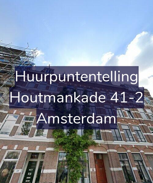 Foto gevel Huurpuntentelling voor Houtmankade 41-2, Amsterdam