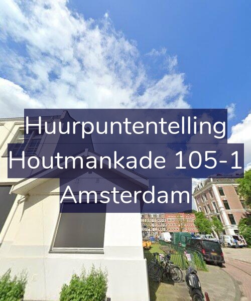 Foto gevel Huurpuntentelling voor Houtmankade 105-1, Amsterdam