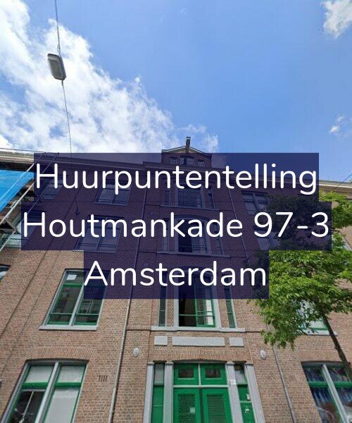 Foto gevel Huurpuntentelling voor Houtmankade 97-3, Amsterdam