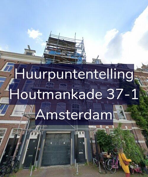 Foto gevel Huurpuntentelling voor Houtmankade 37-1, Amsterdam